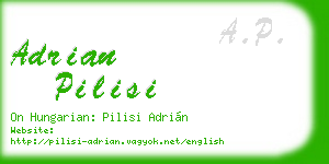 adrian pilisi business card